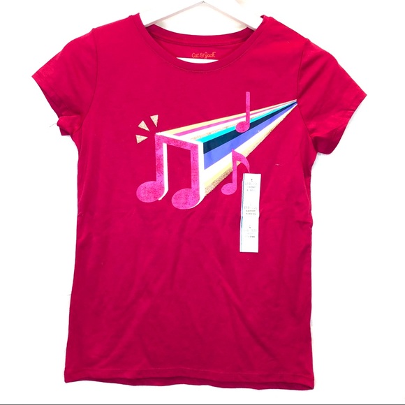 NWT Cat & Jack Music T-Shirt in Girls’ Size 10/12 - Picture 6 of 6
